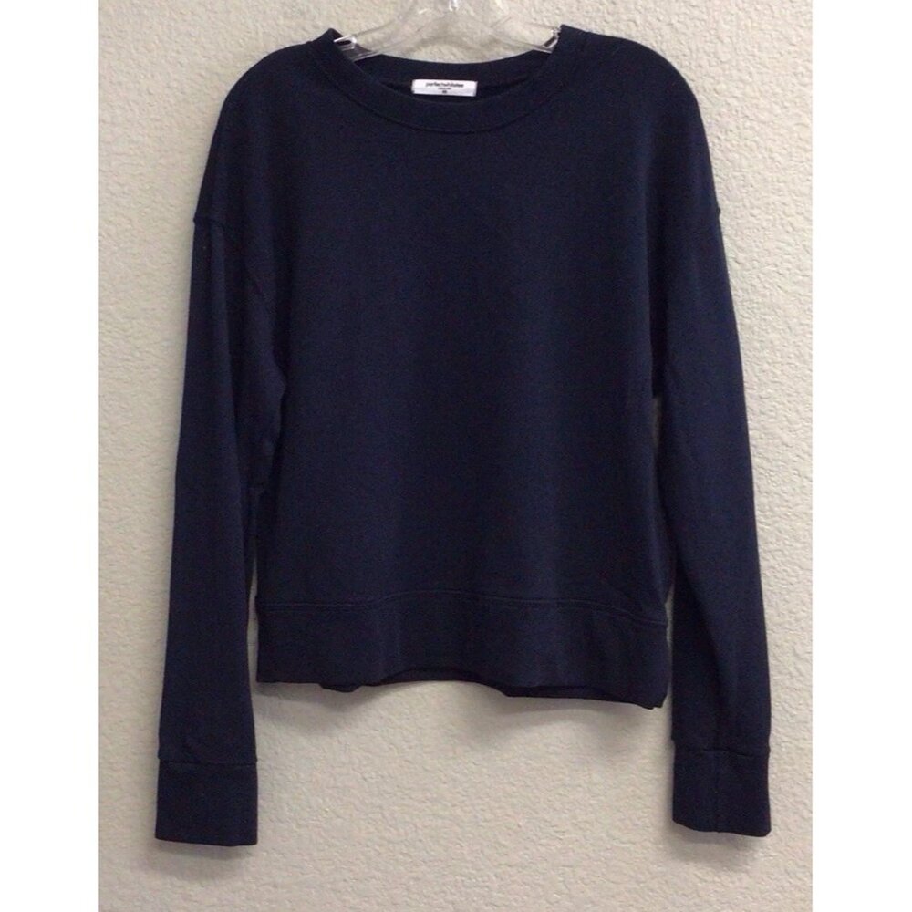 perfectwhitetee Navy Sweatshirt